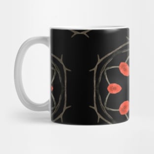 Red Holly Berries Christmas Mug